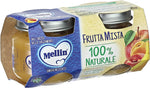 Mellin Omogeneizzato Di Frutta Mista, Naturale, 100 g, Confezione da 24