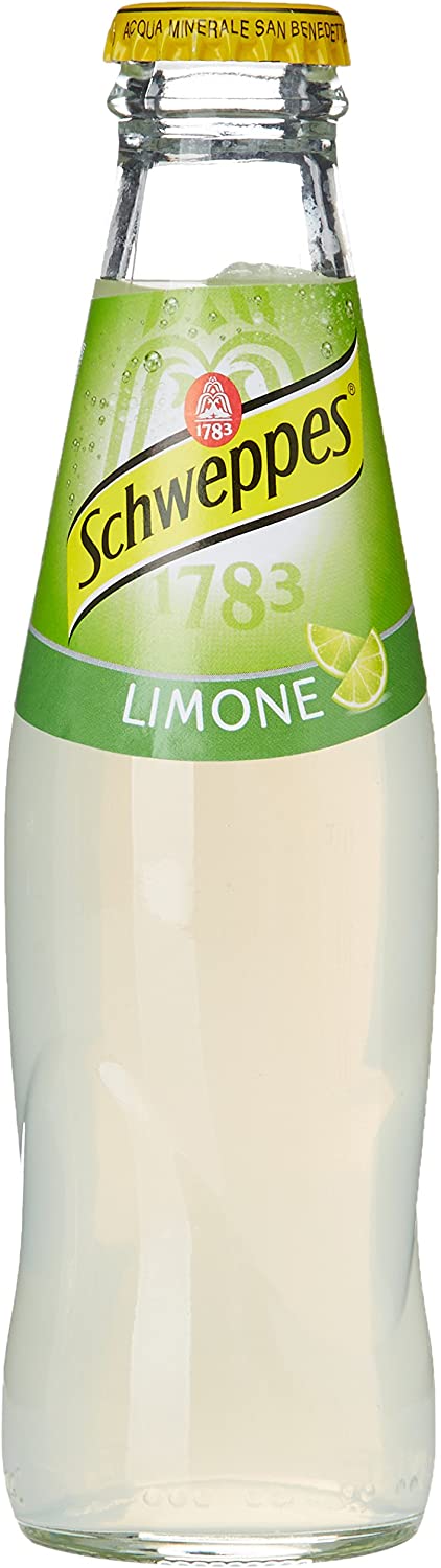 Schweppes Bibita Analcolica Gassata al Limone - Confezione da 4 x 180 ml