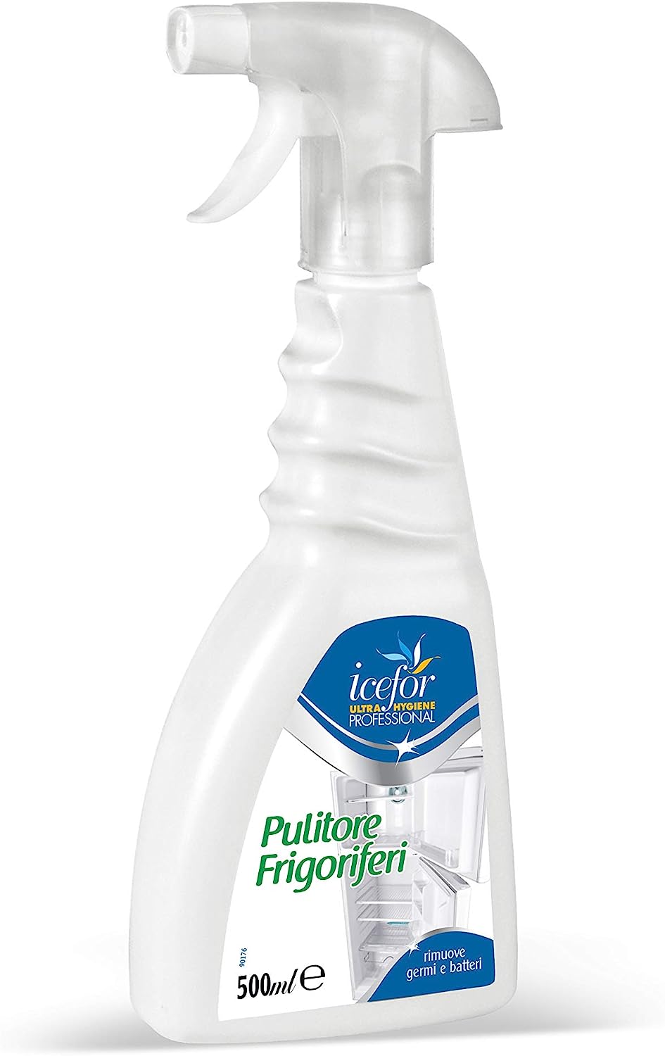 Detergente Icefor UHP Pulitore Frigoriferi, detergente per la pulizia e l’igiene dei frigoriferi, 500 ml