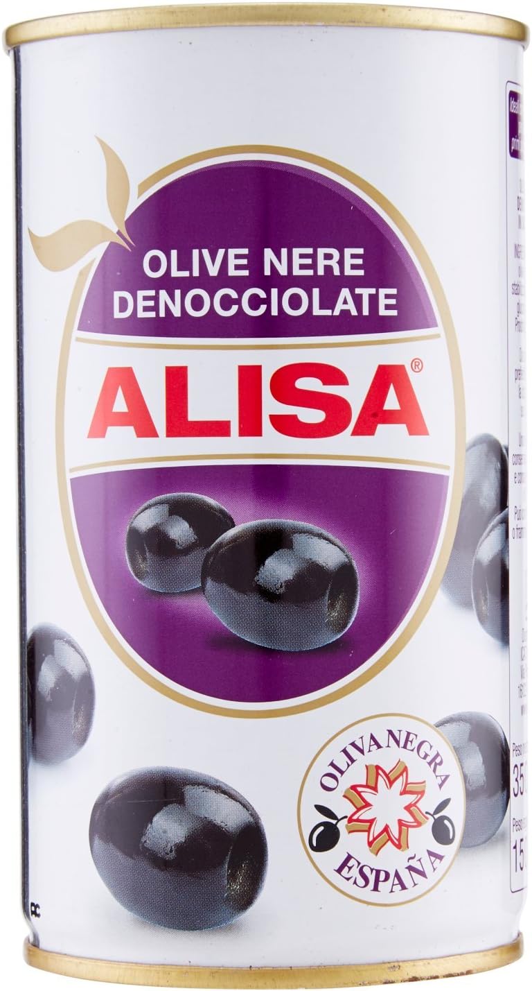 Alisa - Olive Nere, Denocciolate - 350 g