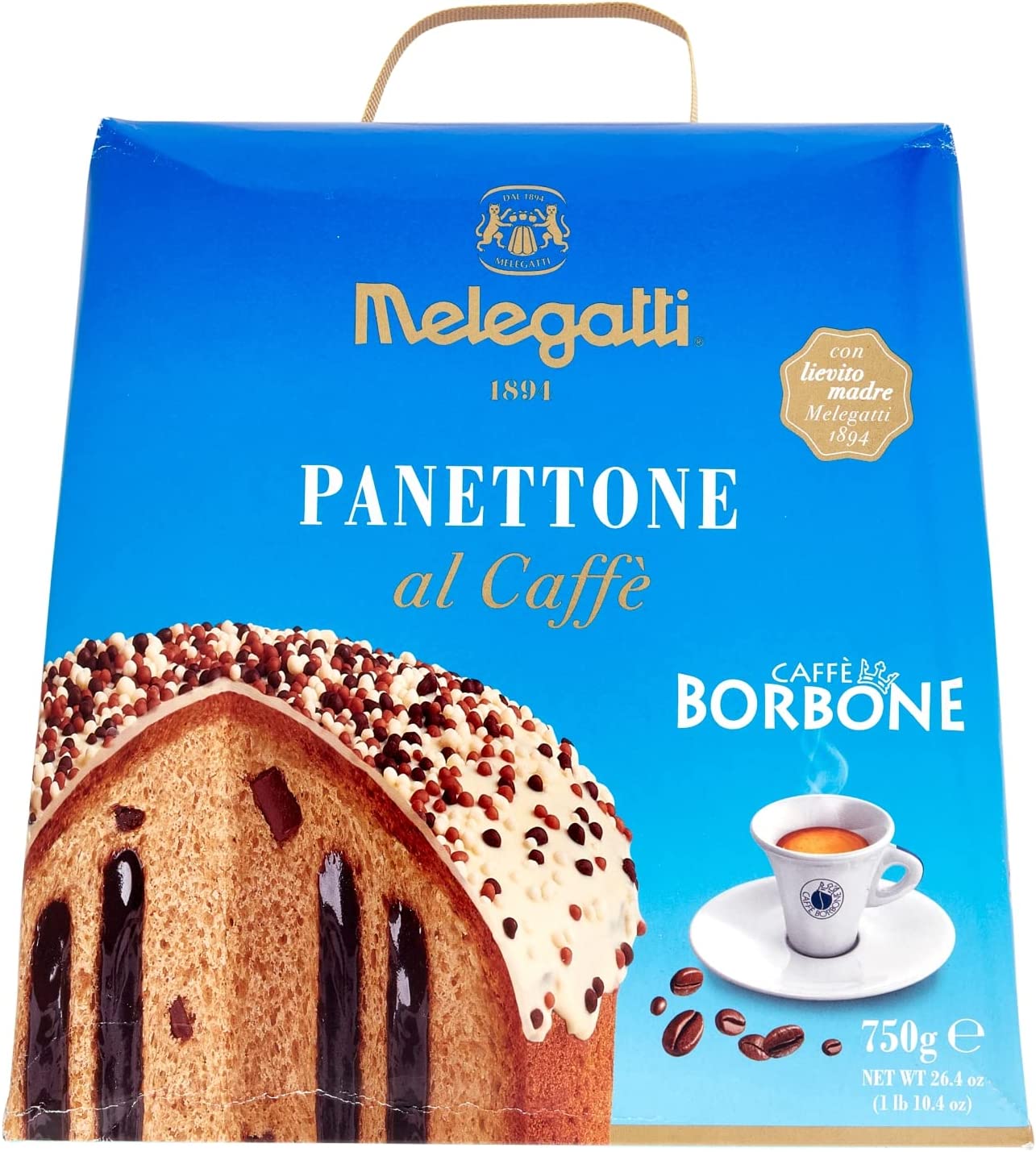 Melegatti 1894 Panettone al Caffè, 750g