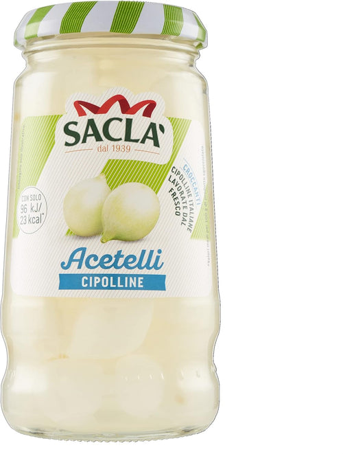 Saclà Acetelli Cipolline all'Aceto di Vino, 300g