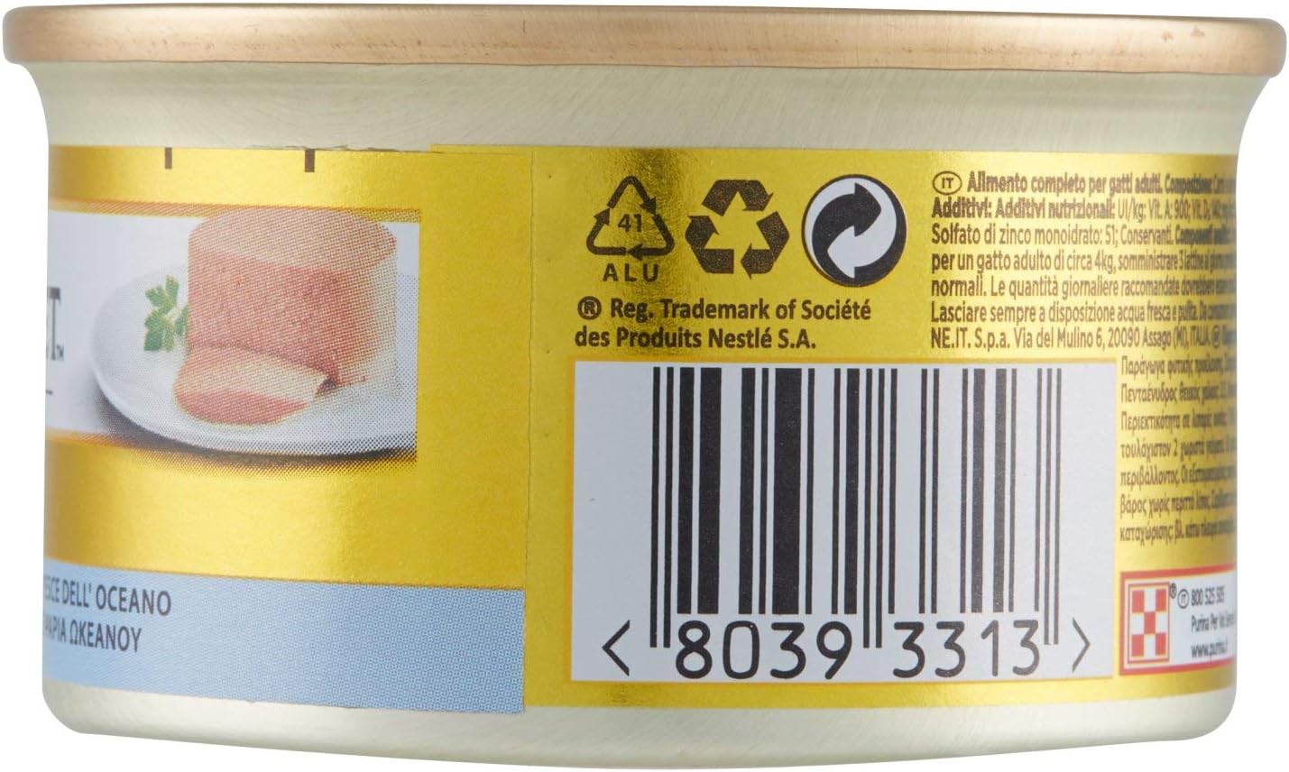 Purina Mousse con Pesce per Gatti Gourmet Gold, 85g