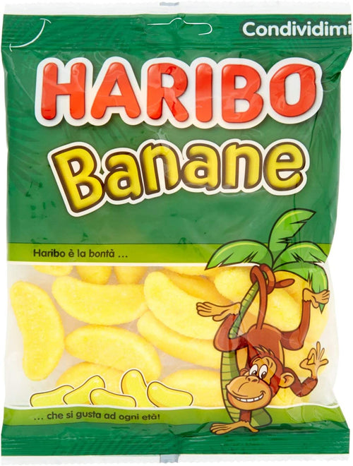 Haribo Caramelle Gommose Gusto Banana, 175g