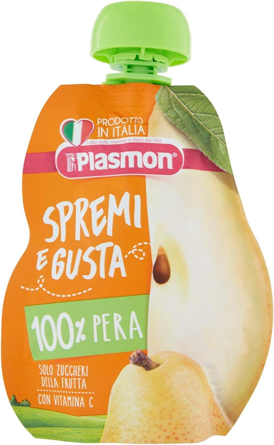 Plasmon Alimento per Infanzia Spremi e gusta Pera