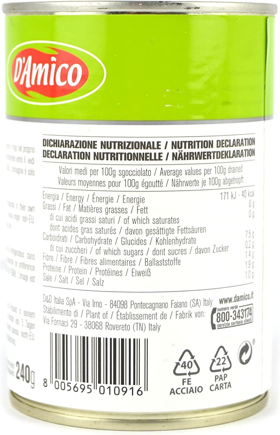 D'AMICO QUINOA LESSATA LATTA 400GR