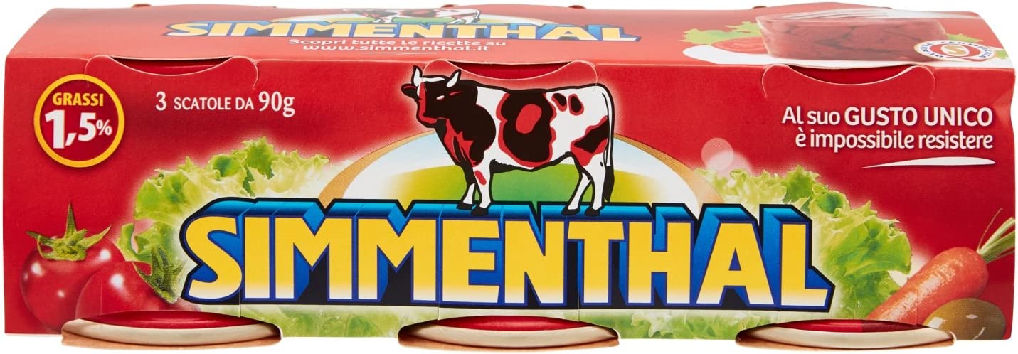 Simmenthal carni bovine in gelatina vegetale 7 x 90 g