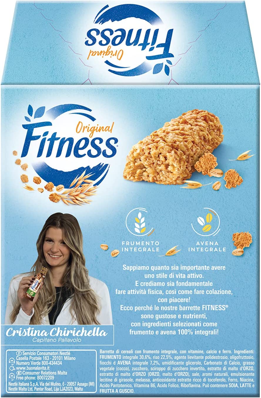 FITNESS NATURALE Barretta di cereali integrali 6 pezzi