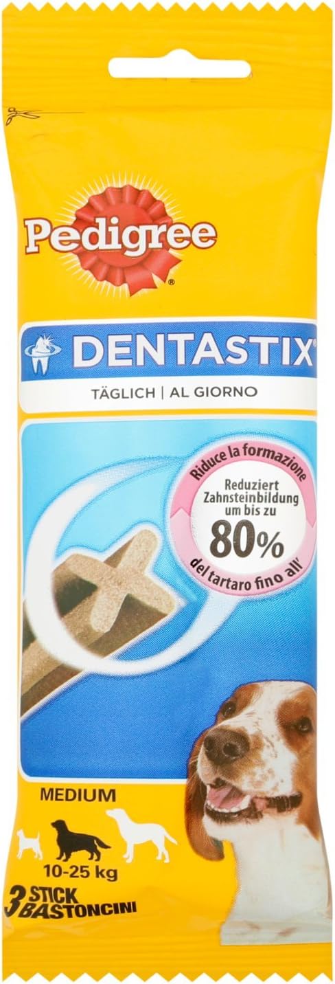 Pedigree Dentastix Medium 10-25Kg 77 Grammi - [confezione da 6]