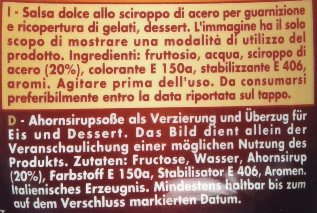 Fabbri Mini Topping Acero - 220 gr