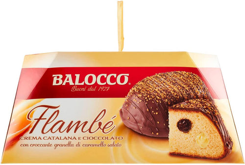 Balocco Flambe con Crema Catalana e Cioccolato, 750g