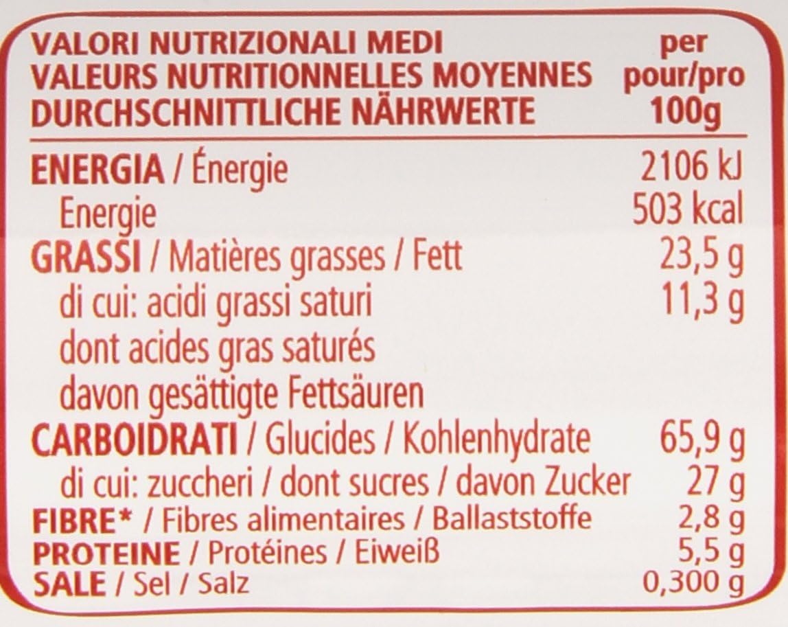 Pavesi Ringo Biscotti Farciti con Crema al Gusto Vaniglia, Snack per Merenda o Pausa Studio, senza Olio di Palma - Formato Tubo, 12 Pezzi da 165 g (1980 g)