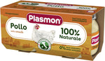 Plasmon Omogeneizzato Carne Pollo e cereale 80g 12 Vasetti Con Carne Italiana, 100% naturale, senza amidi e sale aggiunti