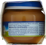 Mellin Omogeneizzato Pesca, 2 x 100g