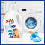 Bio Presto Liquido Baby, Detersivo Lavatrice Delicato Per Bimbi, 25 Lavaggi, 1500ml