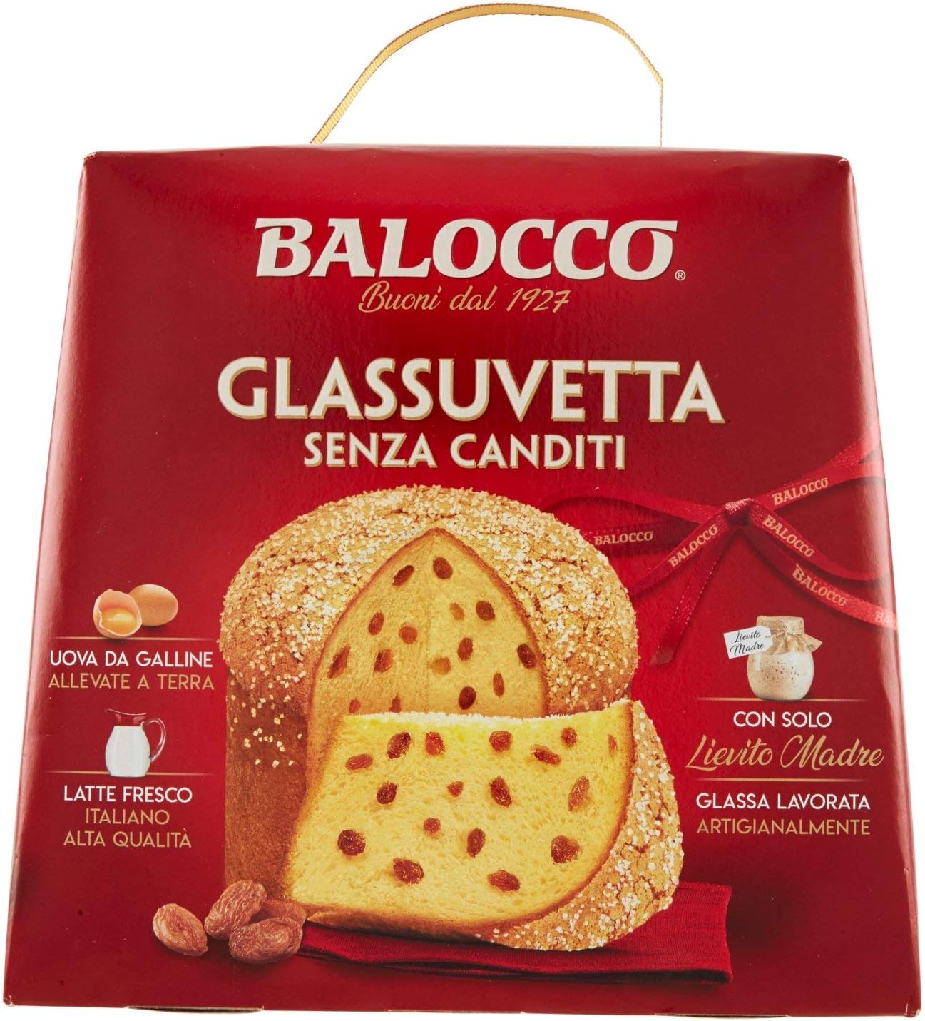 PANETTONE BALOCCO CLASSICO SENZA CANDITI GLASSUVETTA 750GR