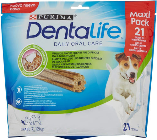 Purina Dentalife Maxi Pack Snack Cani per l'igiene orale per Cani di Piccola Taglia 345g