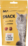 Crancy Snack Cat Plus con Pollo Fresco, 60g