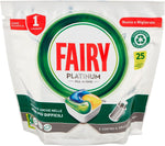 Fairy Tab Lavastoviglie Caps Platinum Plus 25 Pezi, 25pz