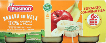 Omogeneizzato alla banana e mela 6x104 g