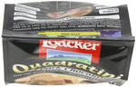 Loacker Dark Chocolate Quadratini Wafer Biscuits 125 g (Pack of 6)