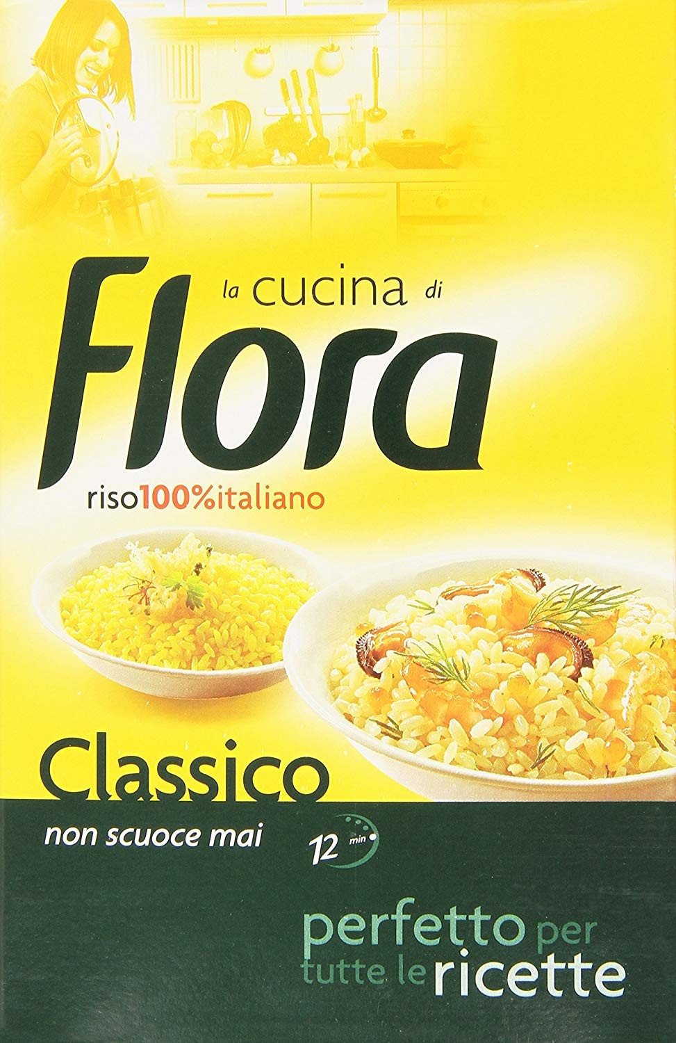 Flora - Classico, Riso 100% italiano - 1000 g