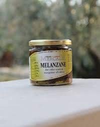 Melanzane Torchiate a filetti in Olio extravergine di oliva Mercaldi Gr 210