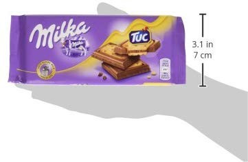 Milka - Cioccolato al Latte Milka e Tuc - 6 tavolette da 87 g [522 g]