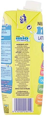 Latte neonati Mio latte crescita classico 500 ml