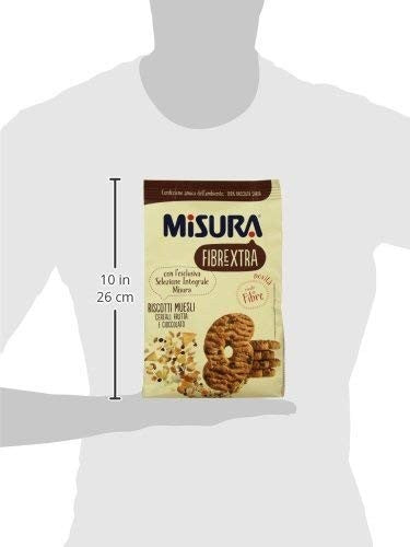 Misura - Biscotti Muesli, Cereal Frutta e Cioccolato - 3 confezioni da 230 g [690 g]