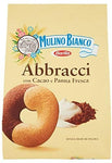 Mulino Bianco Biscotti Frollini Abbracci con Cacao e Panna Fresca, 700 gr