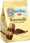 Mulino Bianco Biscotti Ritornelli con Cacao e Mandorle per una Colazione Gustosa - 700 g