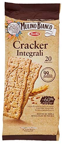 Mulino Bianco Cracker Integrali, Snack Ricco di Fibre e Gusto - 500 g