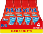 Pril Cura-Lavastoviglie Intensive, Rimuove Grasso, Cattivi Odivi e Calcare da Lavastoviglie, Confezione 4 pezzi da 250 ml