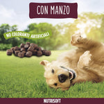 Purina Friskies Nutri Soft Crocchette Cani con Manzo, 6 Confezioni da 1,5 kg
