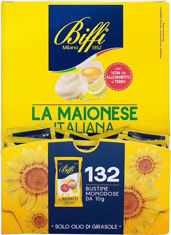 Biffi Maionese Italiana monodose 132 bustine monoporzione da 10 g