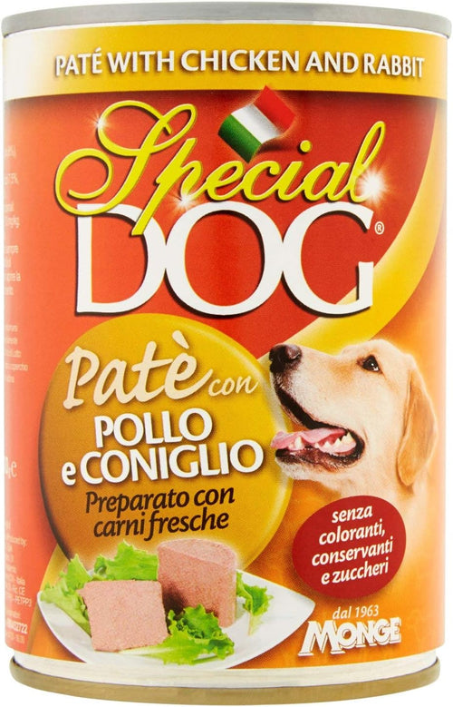 Monge Patè speciale per cani con pollo e coniglio, 1 unità