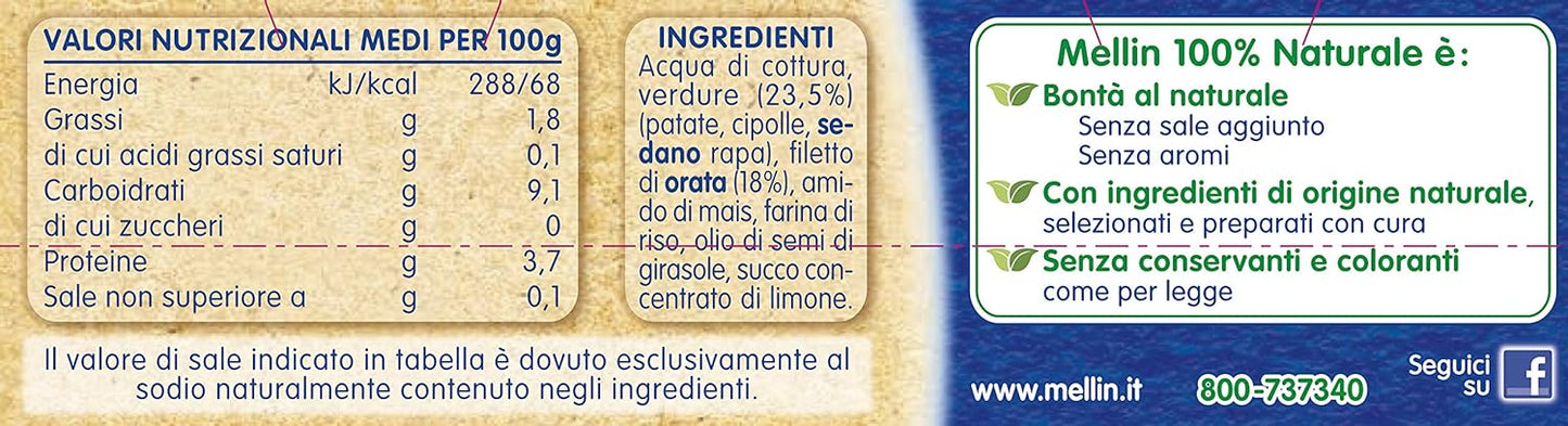 Omogeneizzato Orata E Verdure - 24 Vasetti Da 80g Per Svezzamento Dal 6° Mese - Foto 8