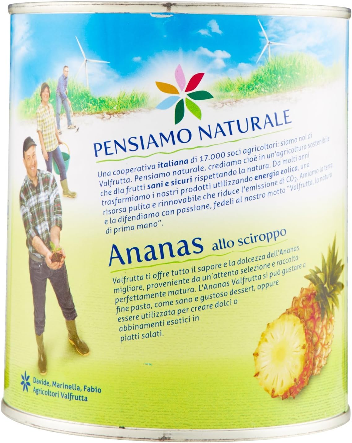 Valfrutta - Ananas, Allo Sciroppo - 836 G - [confezione da 6]