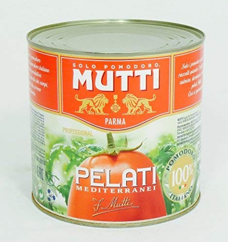 Mutti - Pelati Mediterranei - Solo Pomodoro - 100% Italiani - 2500g