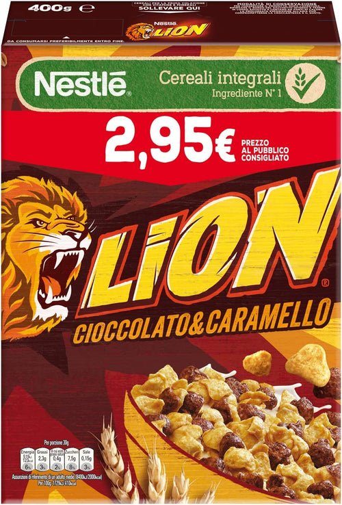 Nestlé Lion Cereali al Cioccolato e Caramello 400 g