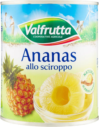 Valfrutta - Ananas, Allo Sciroppo - 836 G - [confezione da 6]