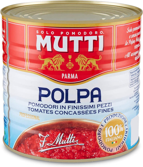 Mutti 6X Polpa di Pomodoro Tomato Sauce 2,5 Kg 100% Italian!