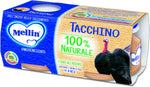 Mellin Omogeneizzato di Tacchino 100% Naturale – 12 Vasetti da 80 gr