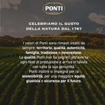 Ponti, Olive Nere Snocciolate, Ideali da Aggiungere ad Insalate e Pizze, Ottimi anche come Antipasto, dal Sapore Ricco e dalla Consistenza Succosa, 100% Made in Italy, 400 g