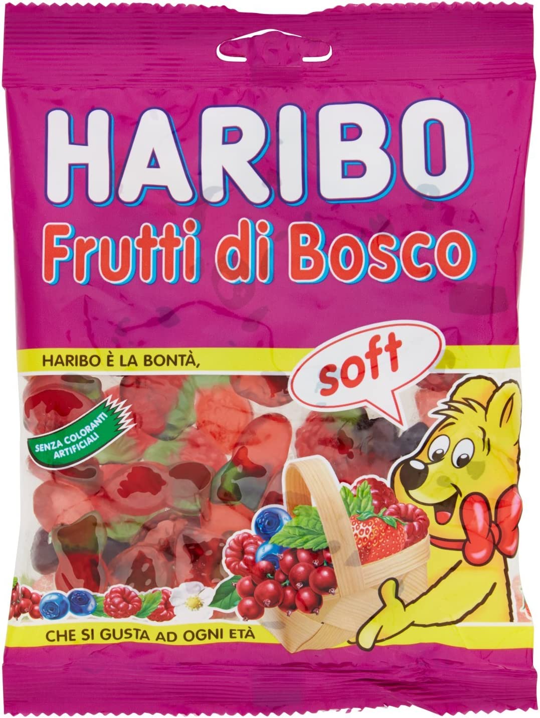 Haribo, Frutti Di Bosco - 4 pezzi da 175 g [700 g]