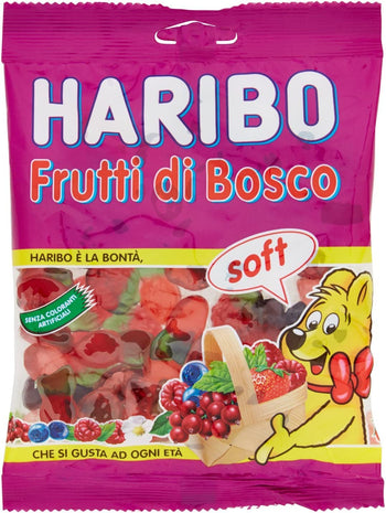 Haribo, Frutti Di Bosco - 4 pezzi da 175 g [700 g]