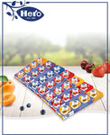Hero Poker Marmellata ai Frutti di Bosco, 30 confezioni da 100g (4 monodosi x 25 gr), marmellata e confettura extra, frutta di alta qualità, senza conservanti e senza coloranti