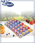 Hero Poker Marmellata di Fragole, 30 confezioni da 100g (4 monodosi x 25 gr), confettura extra, frutta di alta qualità, senza conservanti e senza coloranti