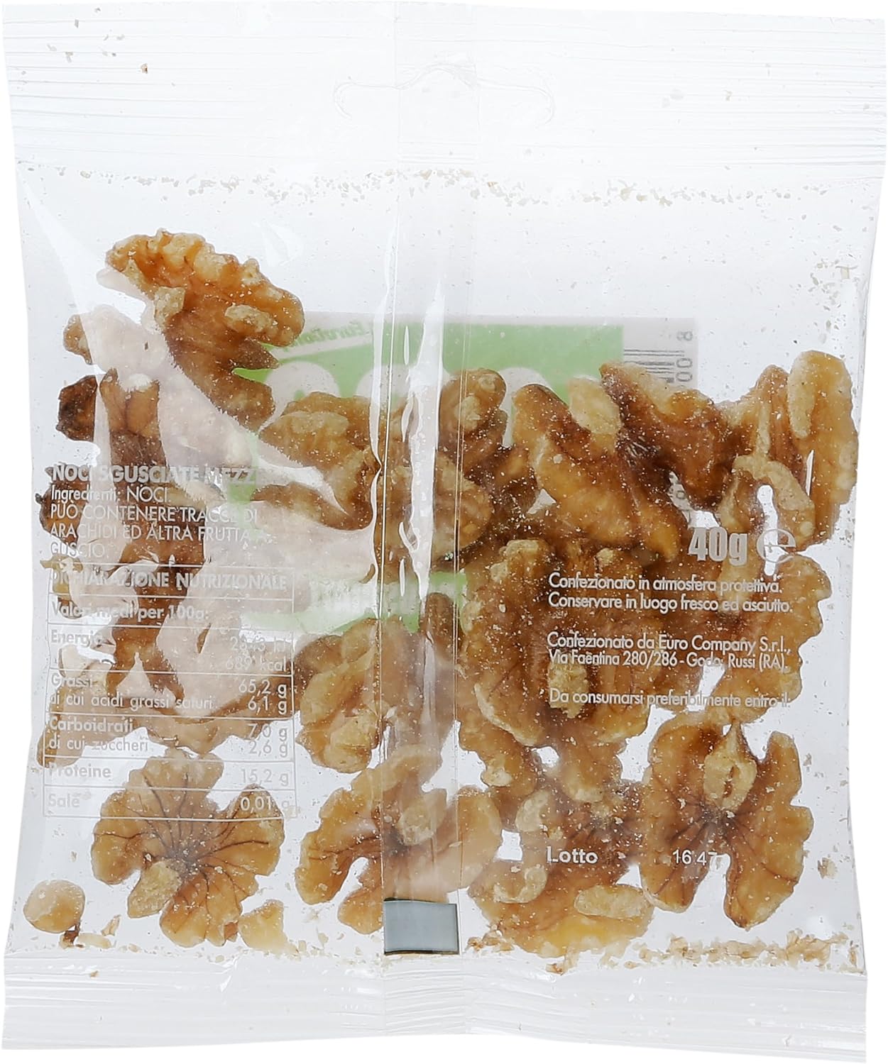 Euro Company - Noci Sgusciate - 7 confezioni da 40 g [280 g]